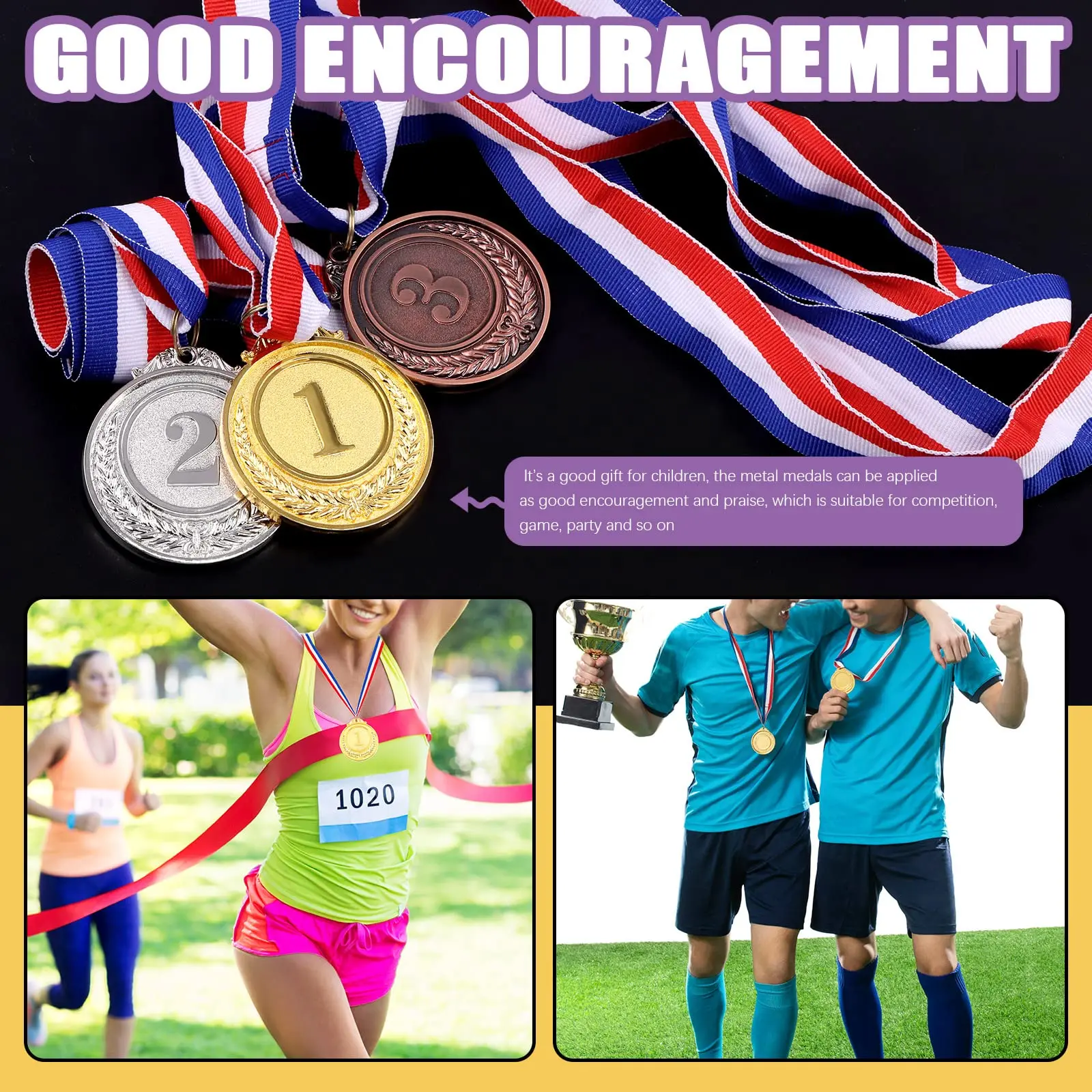 AI-MICH Manufacturers Wholesale Metal Medal Sports Running Gold Medals Custom Logo Sublimation Blank Medal