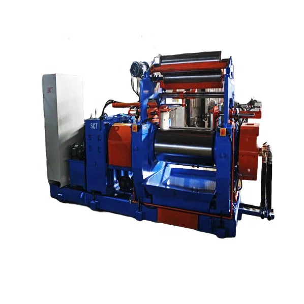 XK-450 Automatic stock blender two roll open mixing mill / rubber mixing mill / open mixer