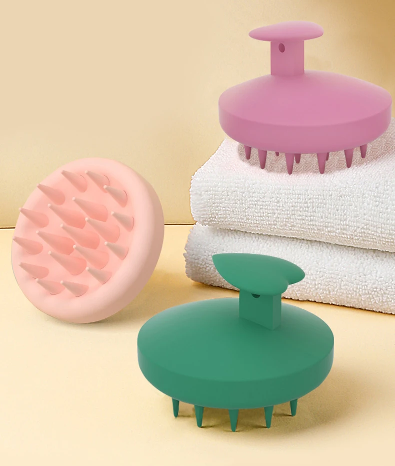 Food Grade Silicone Hair Scalp Massage Shampoo Scalp Brush