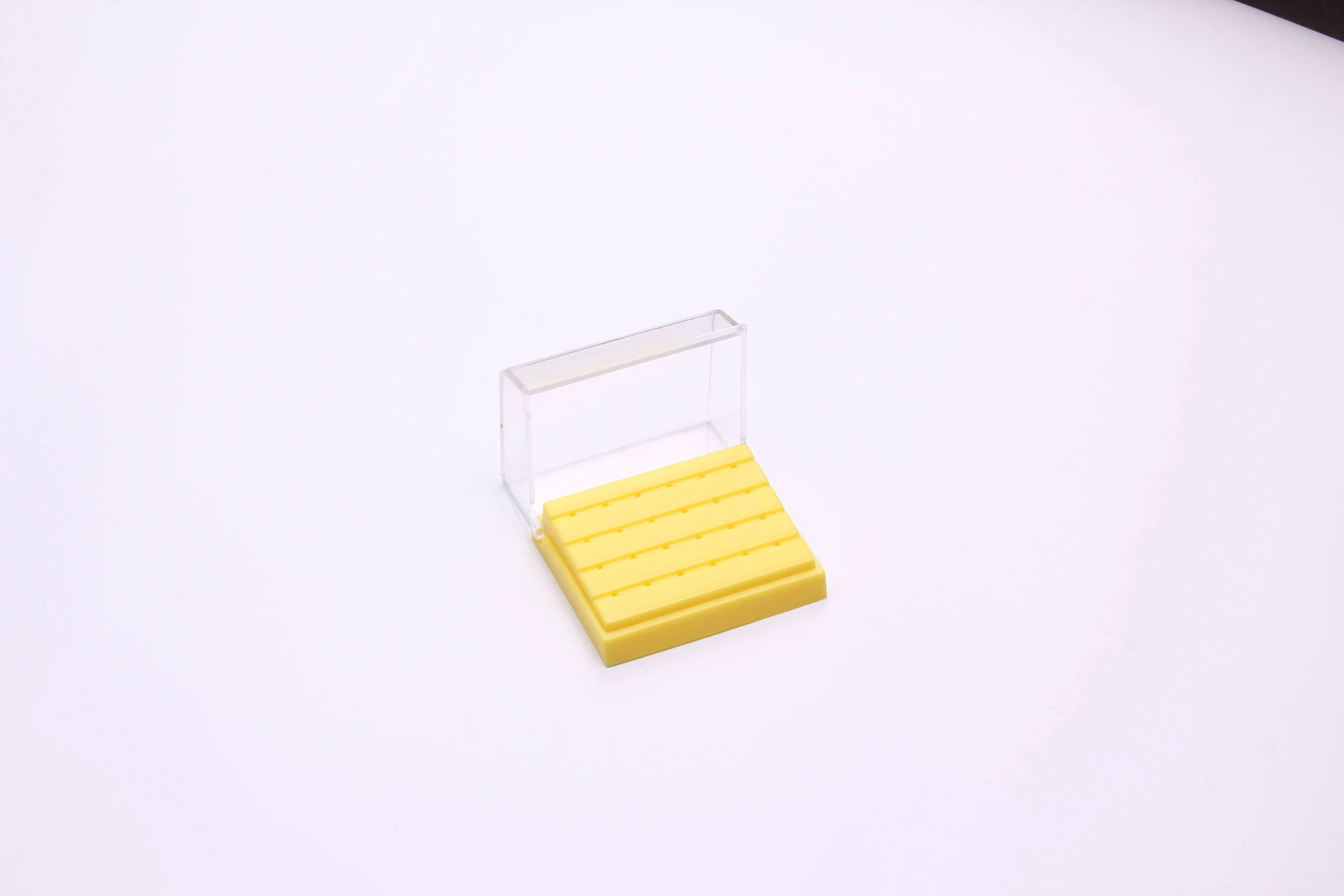New style high quality 24-hole bur holder box ideal for storge of dental burs can place or autoclavable