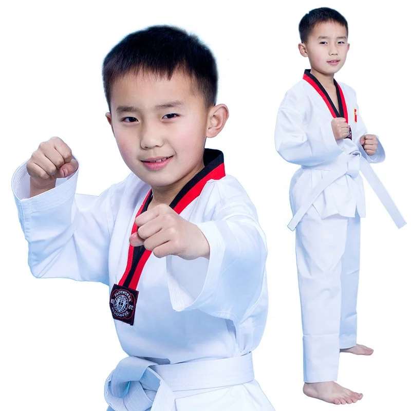 Кутенг детская Униформа Кимоно тхэквондо брюки dobok taekwondo itf кимоно