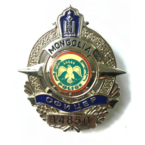 LOW MOQ metal armed security office badge cia/secret service badge