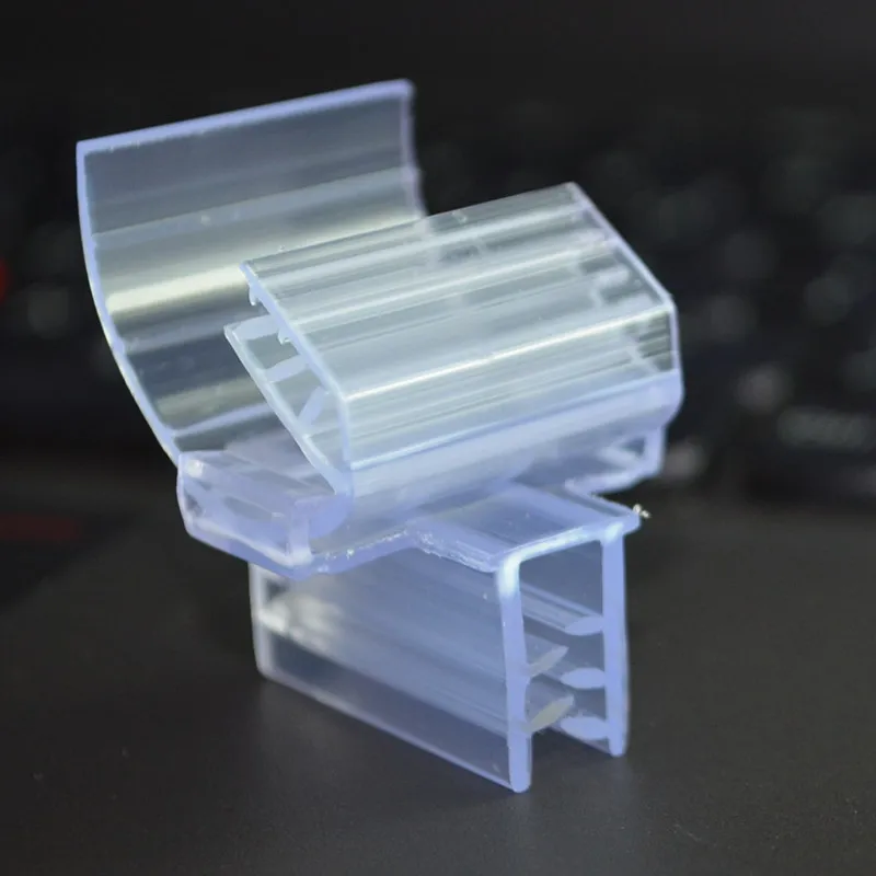 Supermarket plastic shelf edge label holder price  promotion display label holder for supermarket shelf