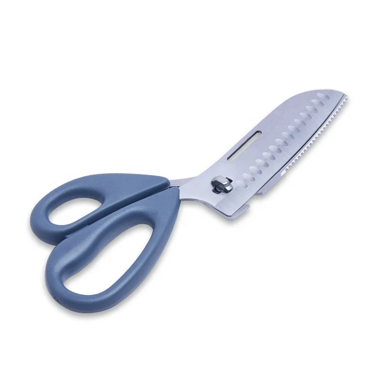 2022 hot sales High  Durable stainless steel blade kitchen poultry shears for meat fish sea food vegetable scissors