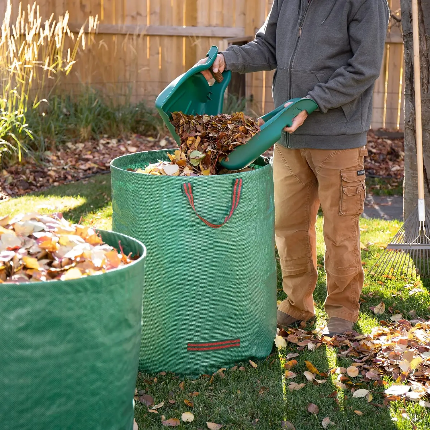Leaf Scoops and Claws,Large Hand Held Garden Rake Grabbers for Leaf, Garden Claw for Lawn Grass Removal