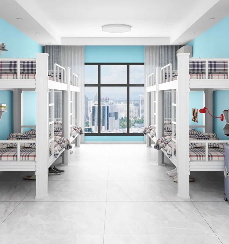 Cheap 2 layer bunk bed heavy duty metal bunk bed double deck bed metal bunk steel bett etagenbett letto a castello