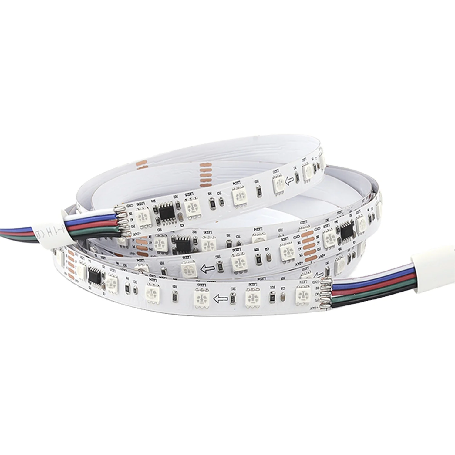 JERCIO DMX512 DC 24V Dream Color LED Flexible Strip Car Interior Waterproof LED Strip