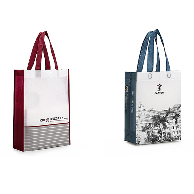 Latest Design Custom Size 60g 100g Pp Non Woven Shopping Bags Customized Material Thickness Biodegradable Non-woven Bags Fabric