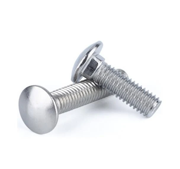 M8 Carbon Steel Din603 Mushroom Head square Neck Carriage Bolt with Hex Nut