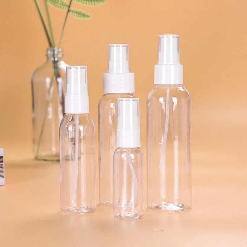Mini mist spray 20ml 50ml pump cosmetic perfume liquid  fine mist spray stainless steel nasal metal aluminum bottle