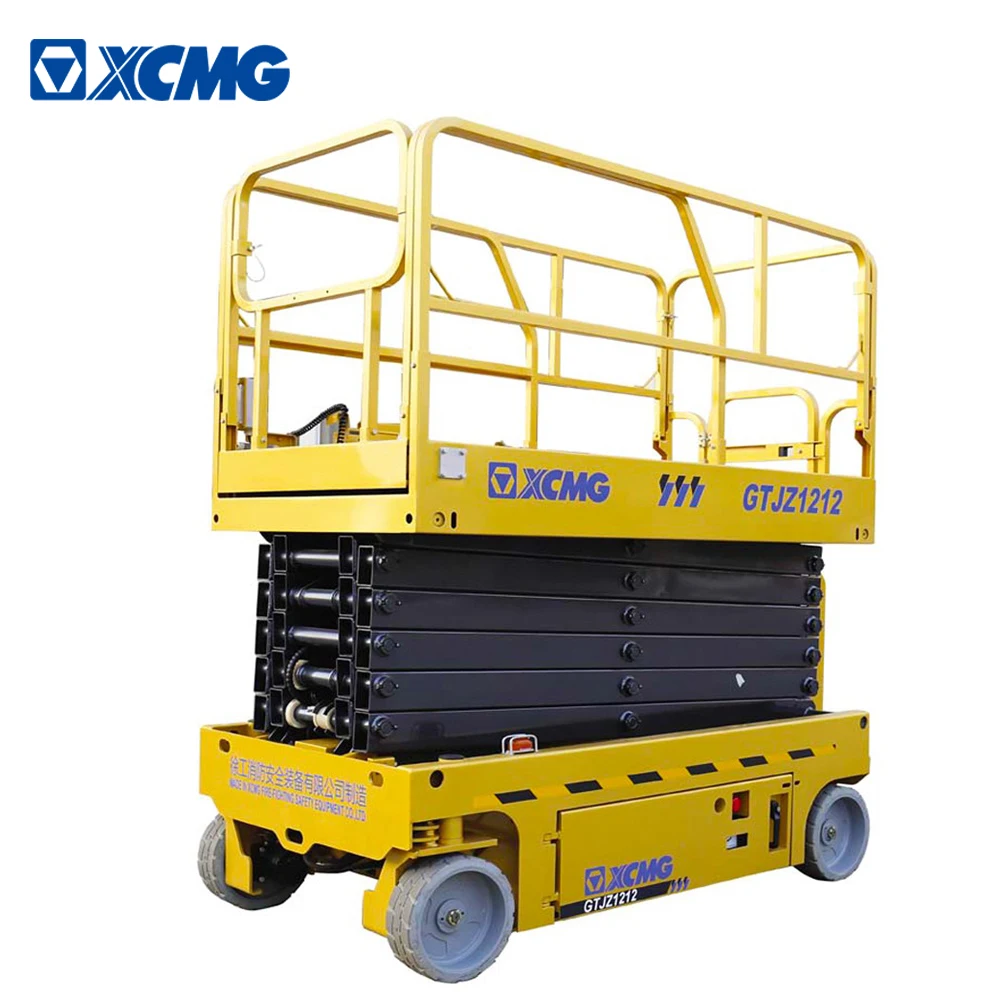 XCMG GTJZ1212 used hydraulic scissor lift platform 12m electric platform lift for sale