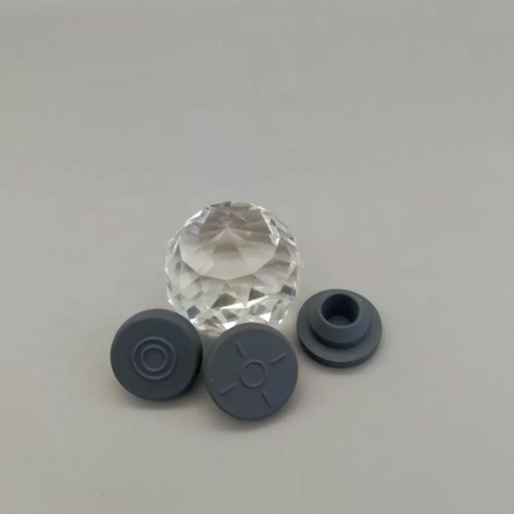 injection glass vial pharmaceutical butyl rubber stopper 20mm rubber stopper