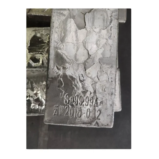  pure Tin Ingot/Sn99.90 Sn99.95