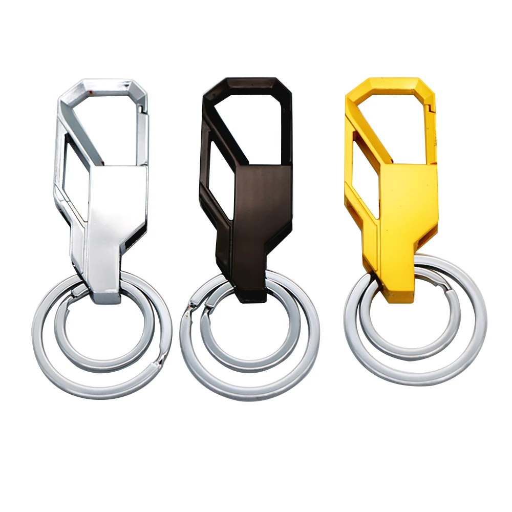 
Multifunctional hot style metal men business laser logo keychain 
