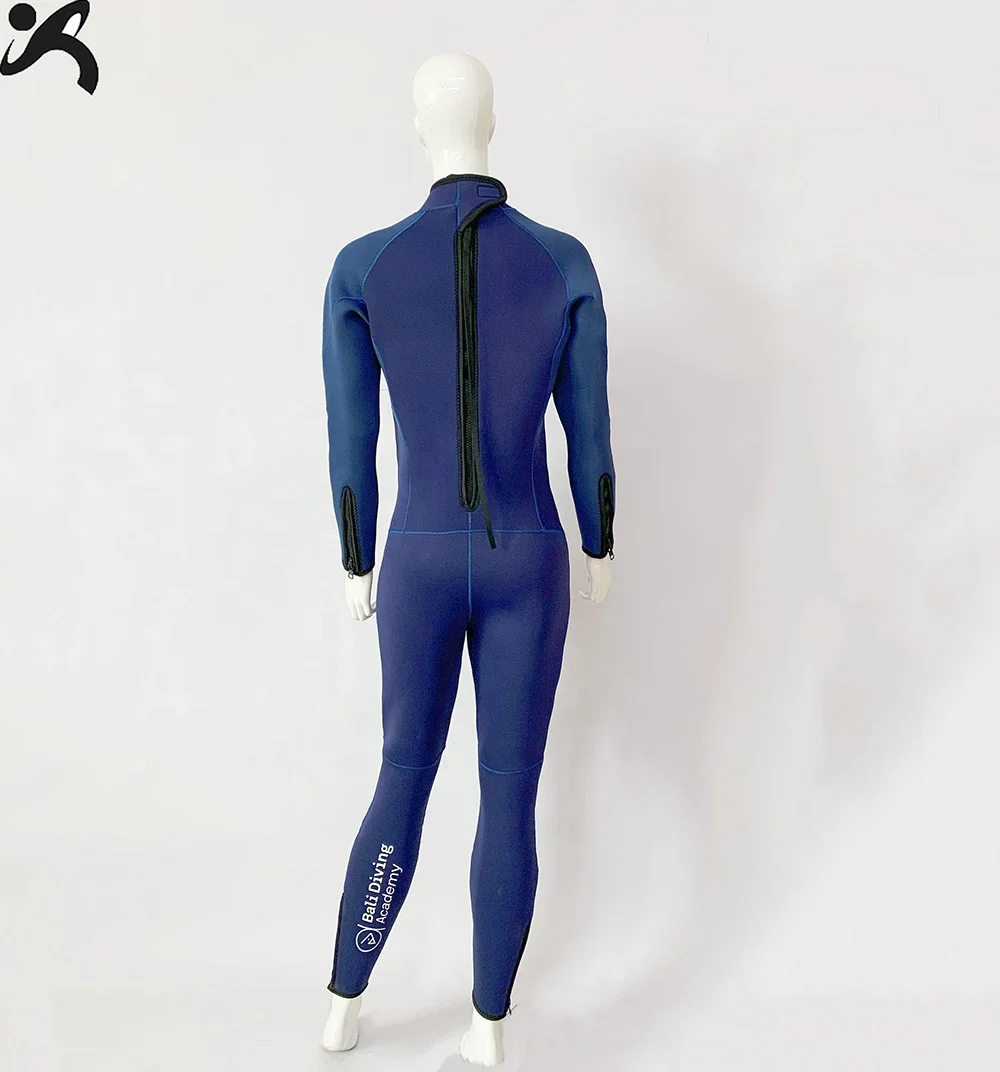 Factory Price 5mm Wetsuit Mens Custom Two Pieces Neoprene Suit With Back Zip Men Diving Suit