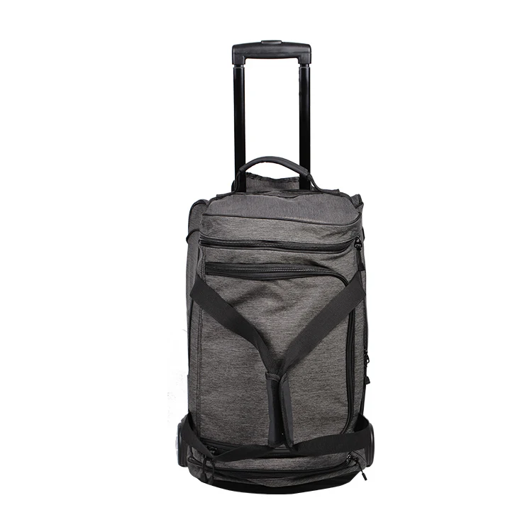 Custom Roller Duffle Bag with wheels Heavy Duty Large Square Trolley Cargo Jumbo Gear Bag Big Sport Duffel Wheeled Travel Bag