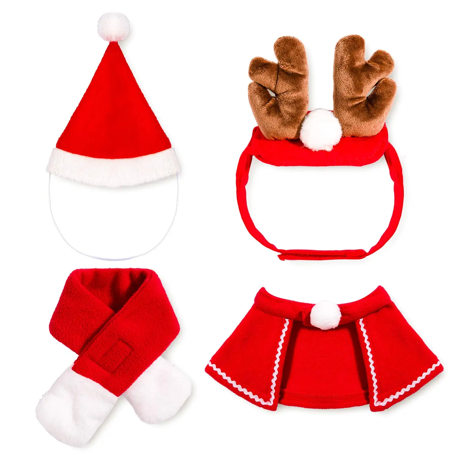 Factory Custom Cute Pet Dog Christmas Clothes Winter Accessories Pet Clothes