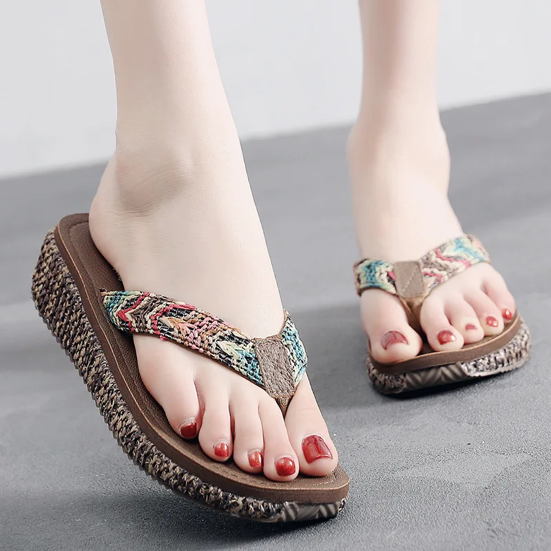 High Quality Ladies Comfortable Flip Flops Slippers Summer Flat Beach Slide Sandal Cheap Flip Flops