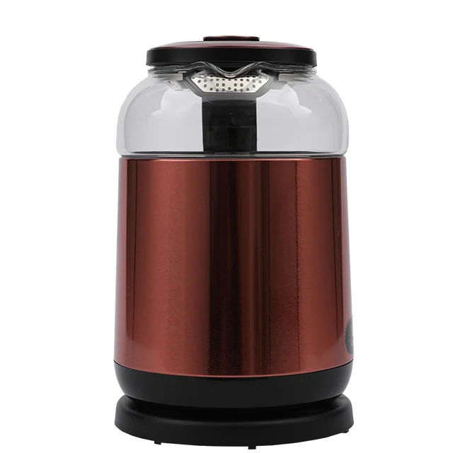 China factory Modern kitchen Hot sale 220V double wall Colorful Design Stainless Steel glass kettle for make tea