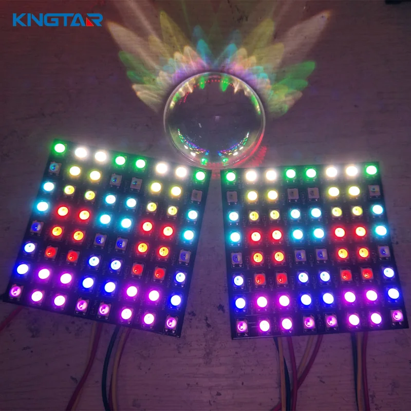 Versicolor 8x8 RGB светодиодная матрица черная доска дизайн