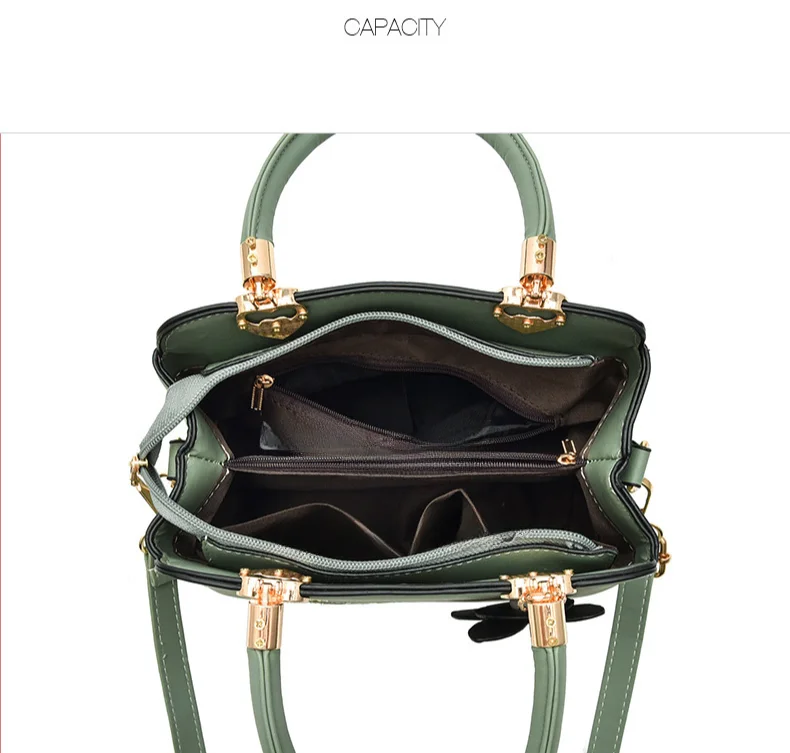 OEM Manufacturer Ins Style PU Leather Women Messager Bag Mini Purse Embroidery Patter Shoulder Cross-body Bag Women Handbag