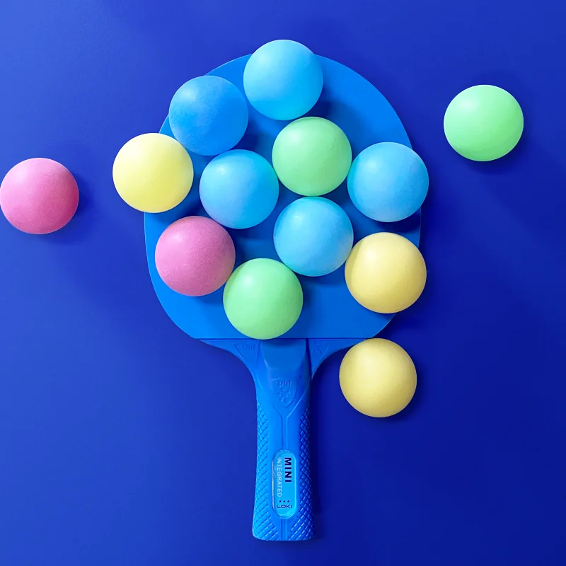 Дешевый Мяч для настольного тенниса с принтом на заказ 40 мм PP/ABS цветной мяч для пинг-понга