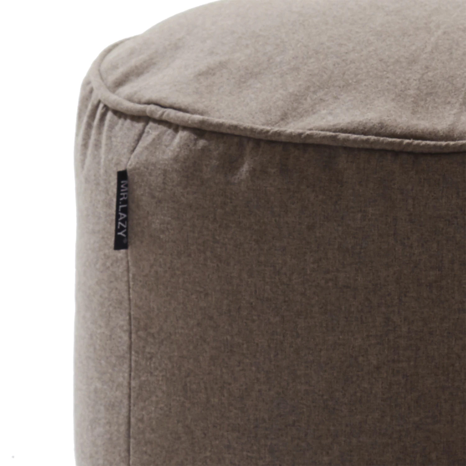 Pouf Cover Unstuffed Ottoman Woven Foot Stool Soft woven Cotton Linen Footrest  Floor Unfilled Pouf for Living living Room