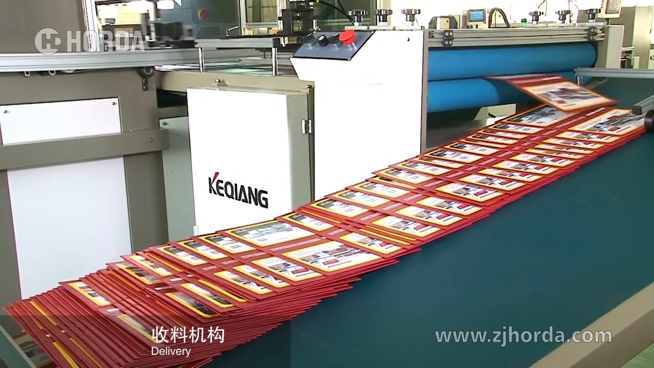 
QZFM-900 Automatic kids calendar maker machine to make advent calendar packaging box Book Cover Production Line 