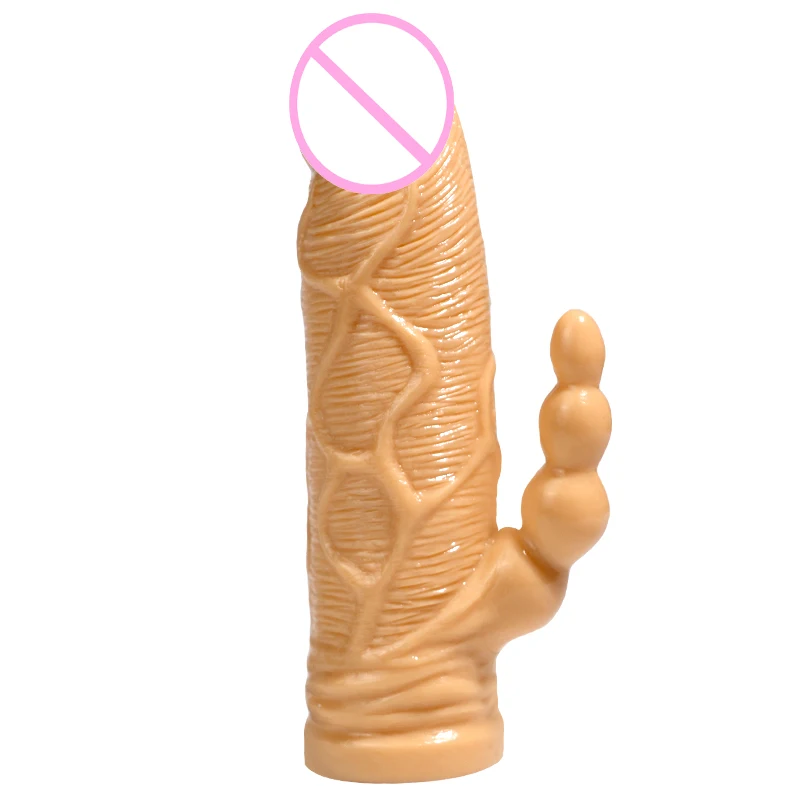 Crown Prostate Massager Transparent PVC Sleeve Exquisite Female Masturbation Dildo Lengthened Realistic Feature Product Category
