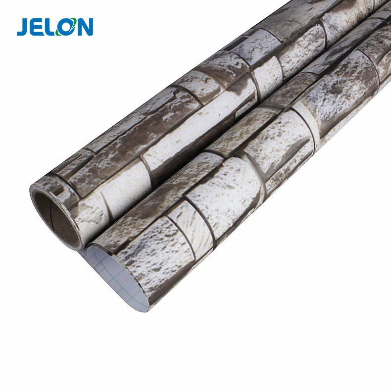 Factory Cheap Price Marble Red Textured Wall Paper Ecofriendly Selfadhesive 3d Brick Wallpaper For Wholesale