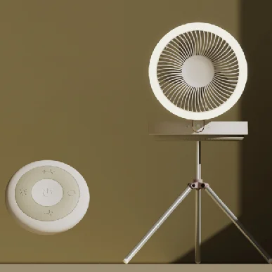 Rechargeable Wall-mounted Hanging Cooling Desktop Kitchen Toilet Fans Remote Control Folding Air Cooler Circulating Wall Fan