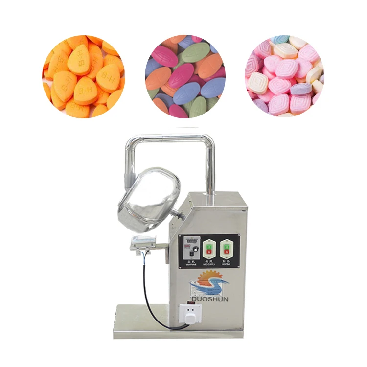 BY-400 Factory Direct Small Semi Automatic Sugar Chocolate &Tablet Coating Machine High Quality Sugar Coater