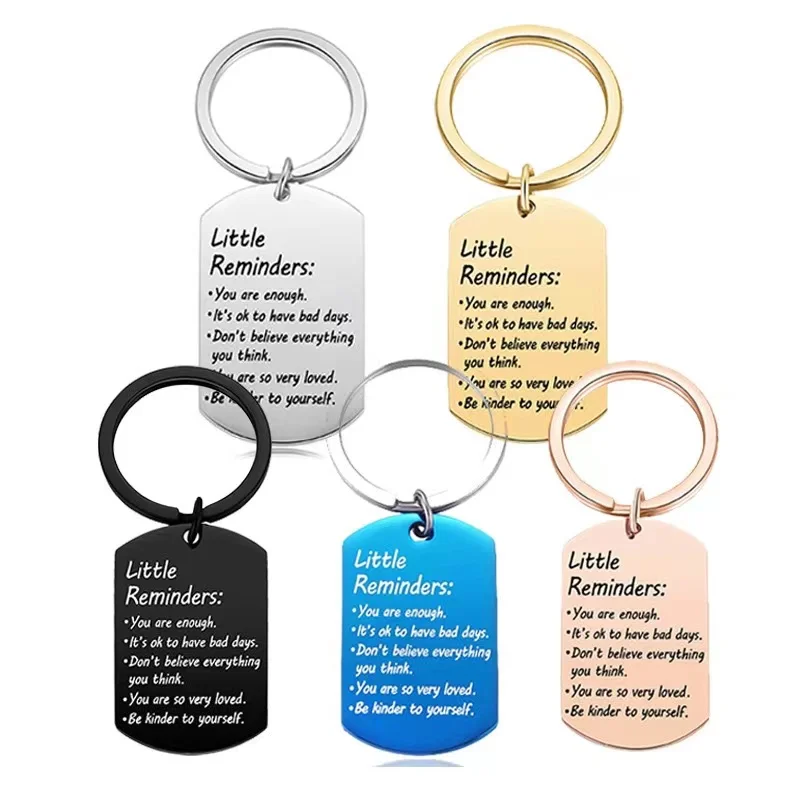 Popular Wholesale Different Colors Custom Logo Promotional Gift Blank Metal Keychains