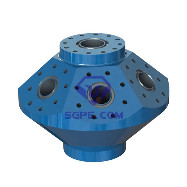Головка для гидроразрыва 7 дюймов x15000psi API 6A шестисторонняя головка дробления