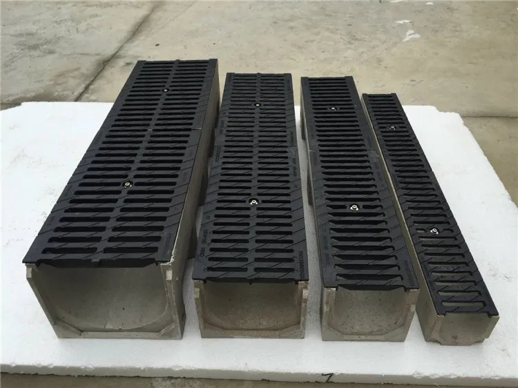 
High Quality Polymer Concrete Road Drainage Channel For Water 