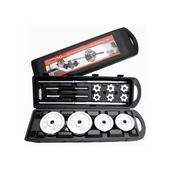 XOYOOU Adjustable Weight Price 50 kg Chrome Dumbbell Set