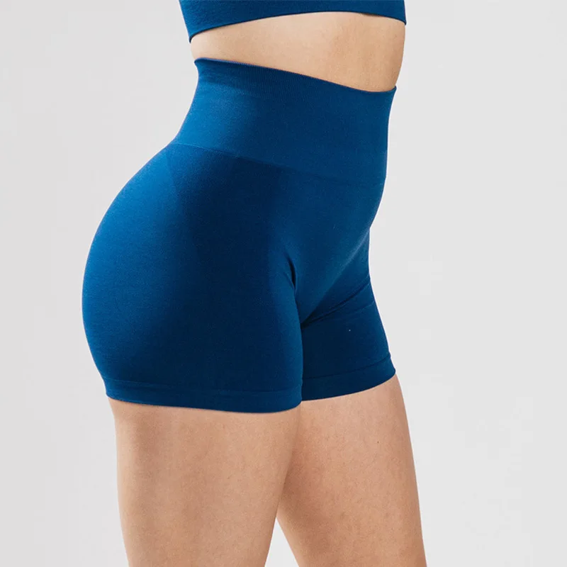 51% Polyamide 38% Polyester 11% Elastane fabric yoga gym shorts Seamless AMPLIFY SHORTS