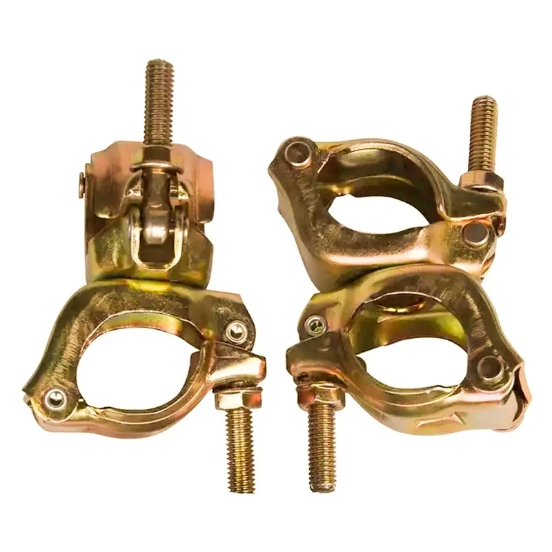 Scaffolding clamp double coupler load capacity pressed right angle coupler