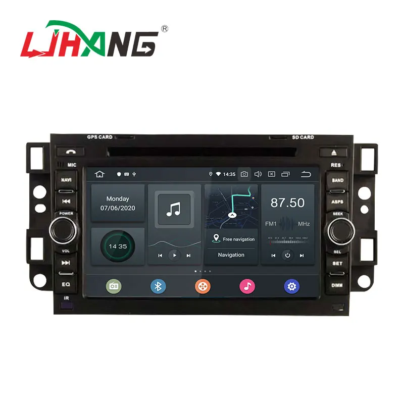 Автомагнитола LJHANG 2 Din PX5 Android 13 мультимедийный DVD-плеер для Chevrolet Aveo Epica Captiva Spark Optra Tosca Kalos GPS стерео