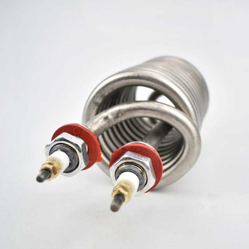 Electrical resistance coil hot water heater element tubular heater spiral water heater