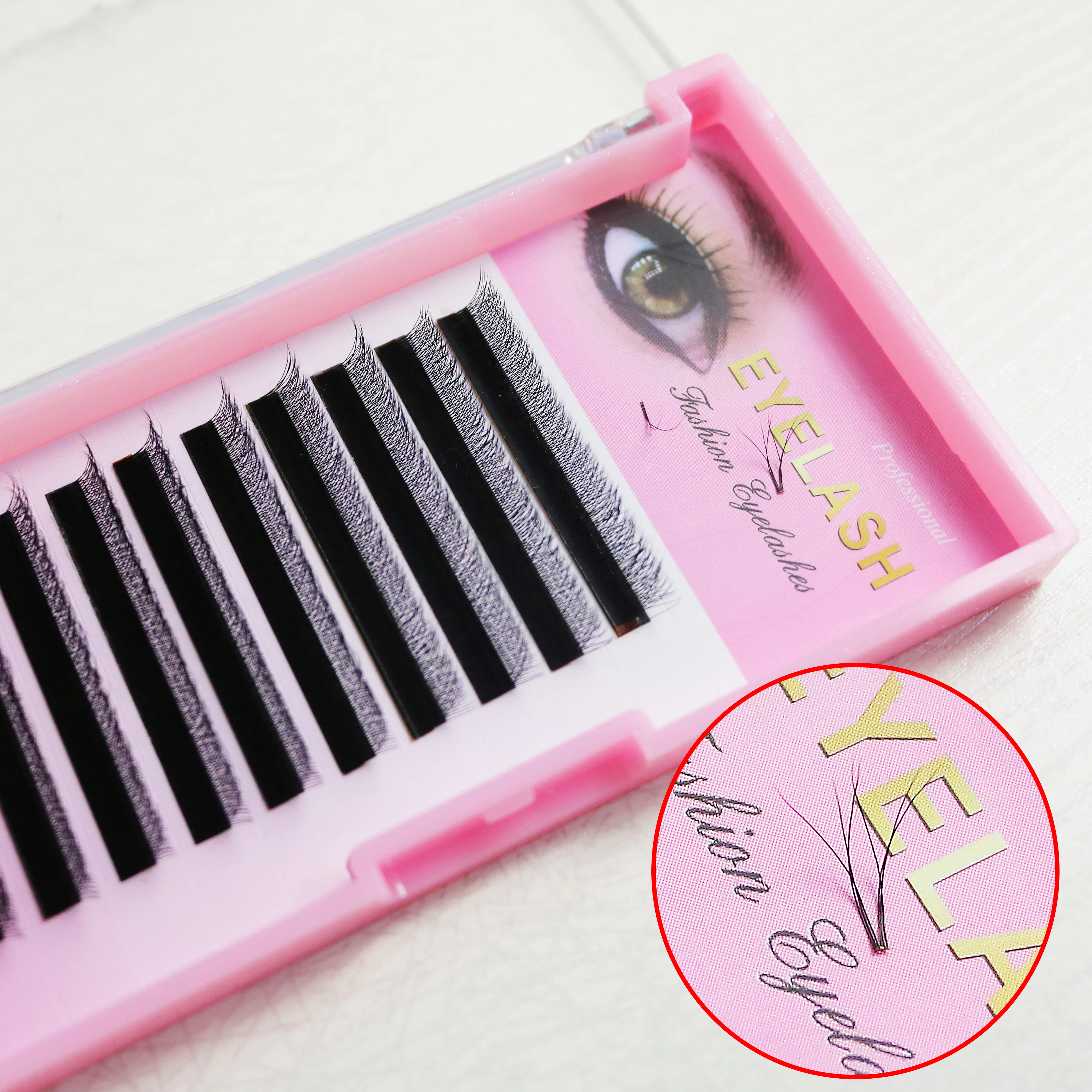 Wholesale Volume Lash Extension Supplies Private Label Faux Mink Lashes Silk Eyelashes Individual Eyelash Extensions