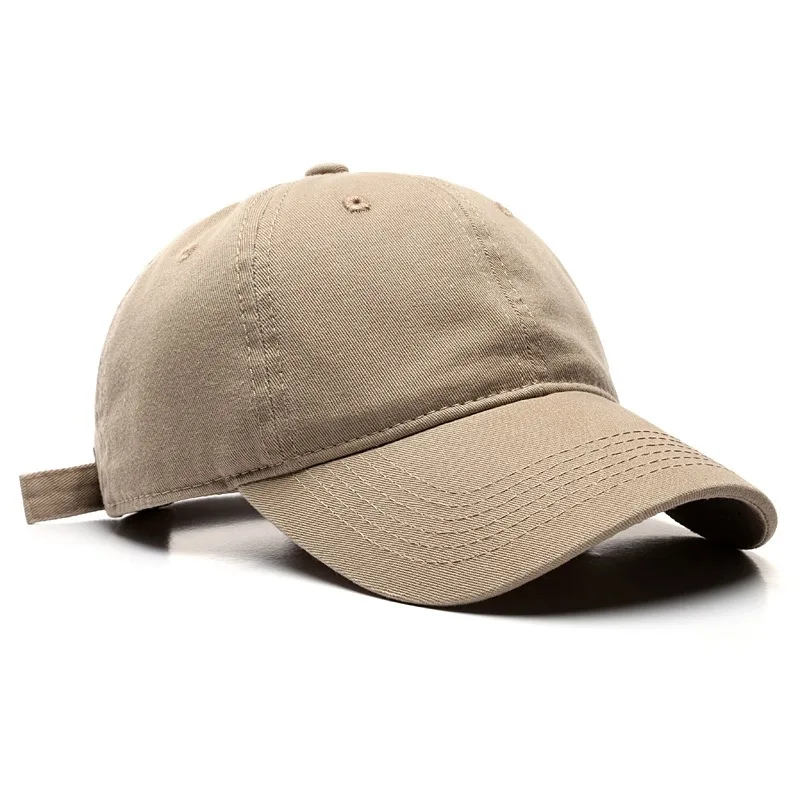 Solid Color Twill Plain Soft Top Embroidery logo Sports Cap Dad Hats Cotton Adjustable Blank Custom Unstructured Baseball Cap
