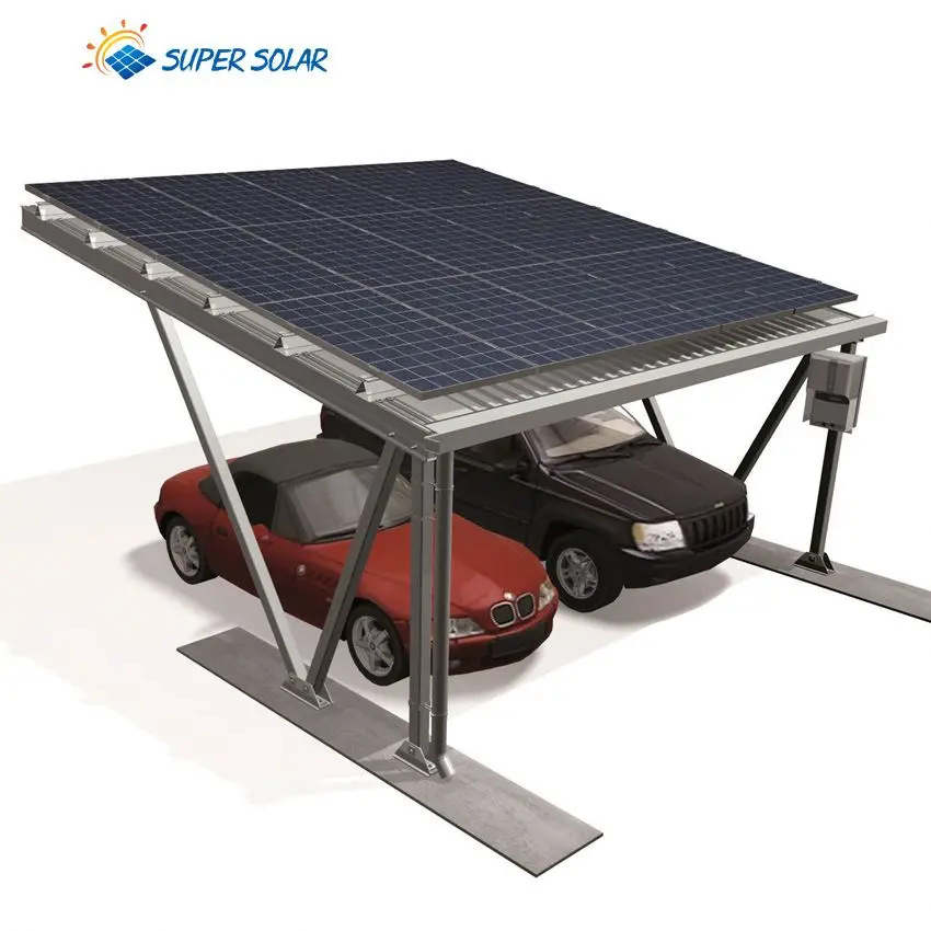 Best Design  Solar Panel Carport Kit Parking Solar Panels