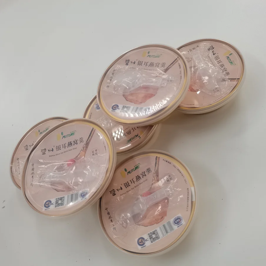 Hot Selling Instant Tremella Soup Healthy Breakfast Food White Fungus & Birdnest Soup in Packed Bowls
