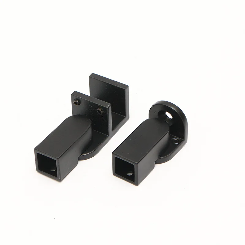 Glass connector glass wall clamps bathroom fitting tube adjustable degree pipe connector