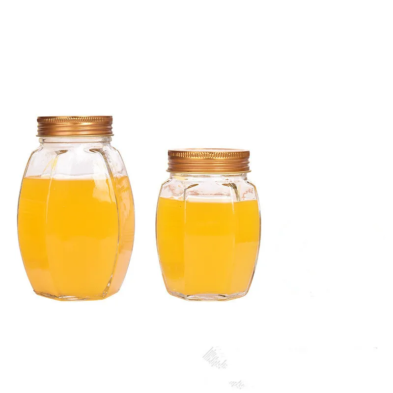 wholesale price big belly shape 500g and 1000g glass jars for honey