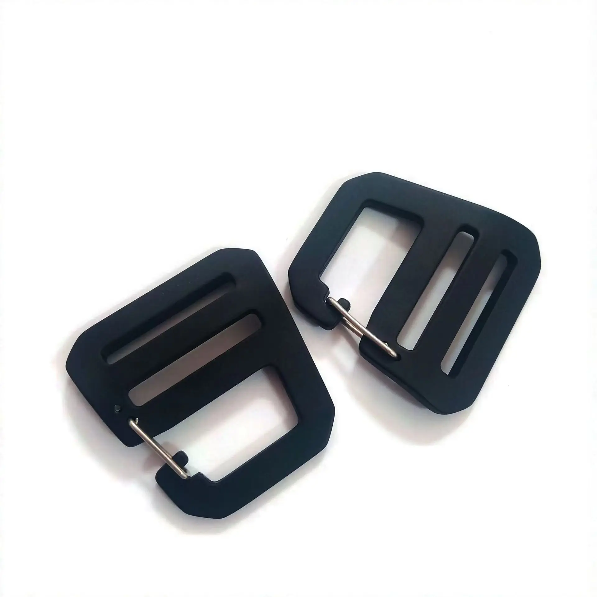 Metal G Hooks Webbing Buckles Strong Quick Release Buckles for Belt Hook Aluminum Strap Slider Backpack Straps Webbing