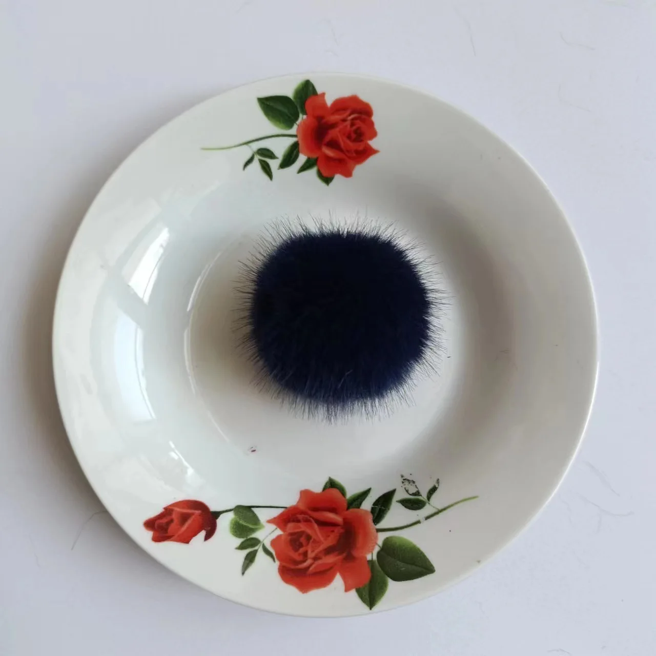6cm Imitation Mink Fur Covered Ball Beads Colorful Charm Pompom Beads For DIY Crafts Materials Ornament Making Supplies