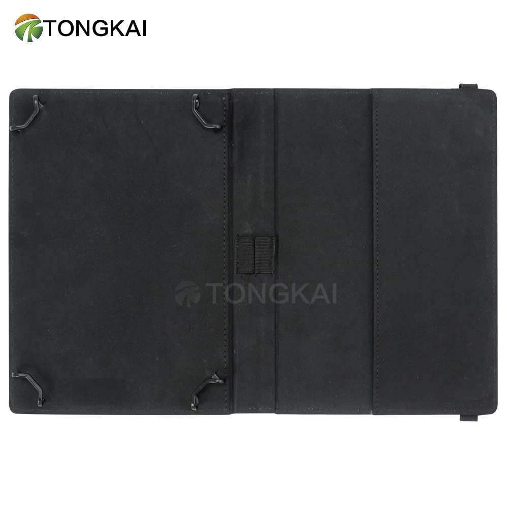 Custom Premium Quality Design Leather Bound Custom a5 Notebook Covers Personal Organizer Planner Writing Daily with Elastic Band