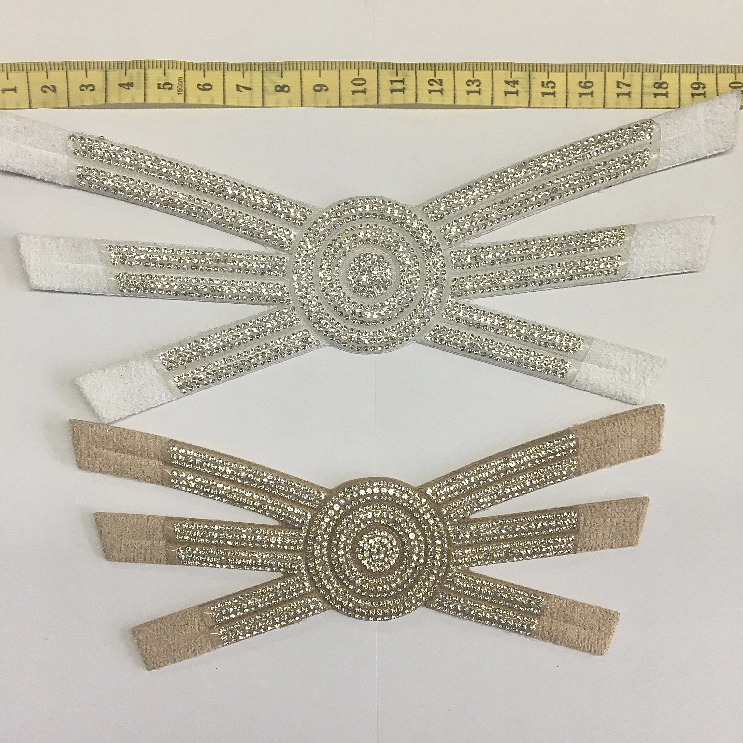 capellada  2024 Rhinestone kid size shiny diamond shoe accessory for Sandals Upper